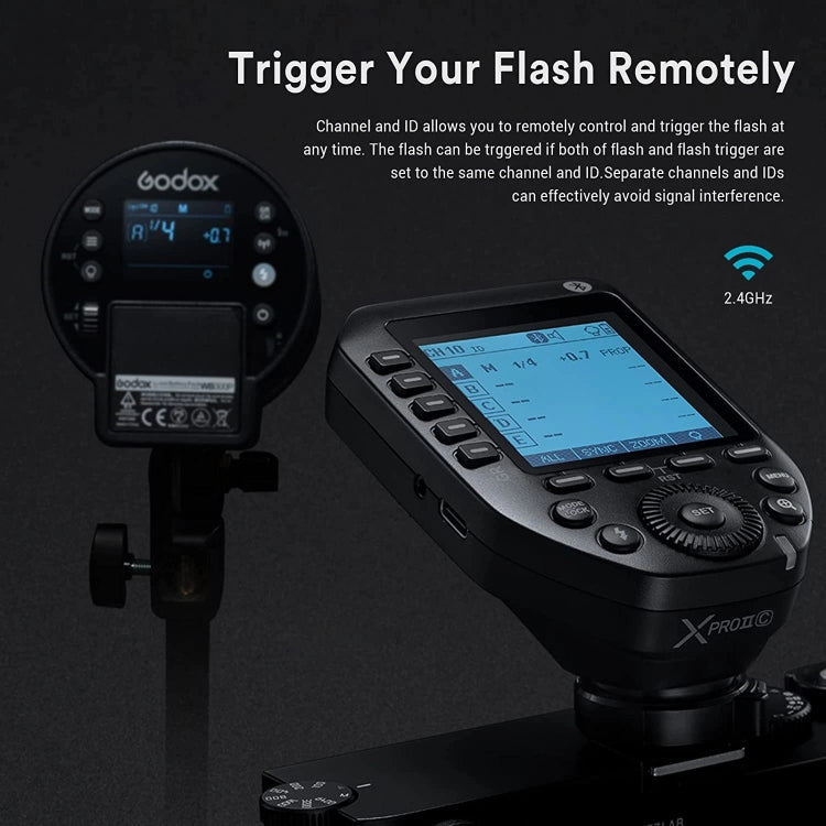 Godox XPro II TTL Wireless Flash Trigger, For Canon, For Nikon, For Sony, For FUJIFILM, For Olympus / Panasonic, For Leica