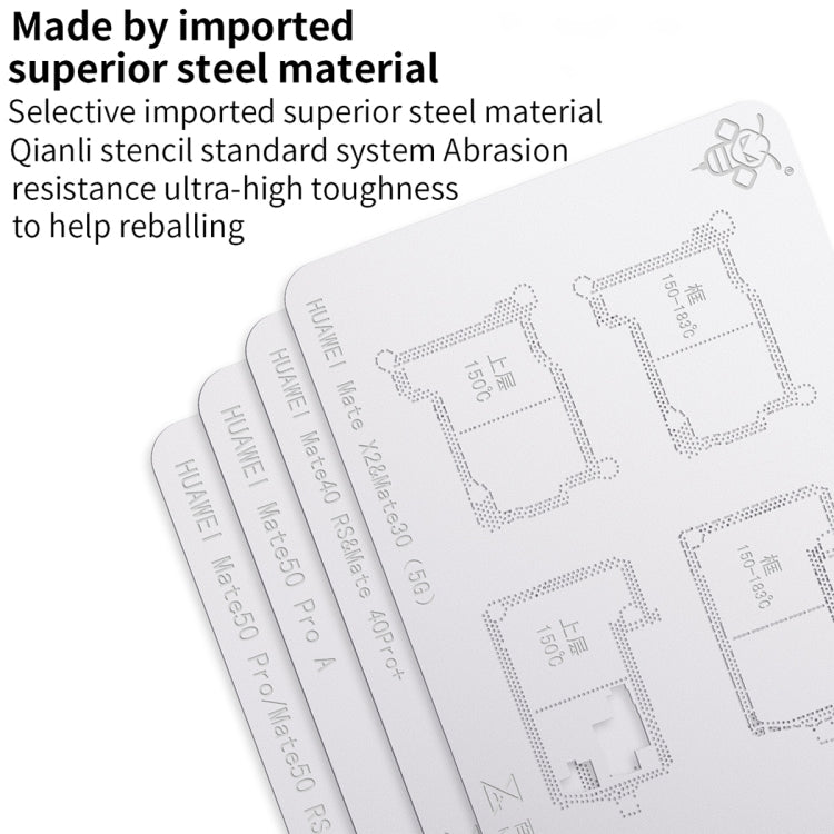 Qianli Mega-idea Multi-functional Middle Frame Positioning BGA Reballing Platform, For Huawei Mate 40 Pro, For Asus ROG Phone 6 Pro / 6, For Xiaomi 12 Pro, For Huawei Nova 6 5G / Honor V30, For Huawei P30 Pro, For Huawei P40 Pro, For Huawei P40 Pro+...