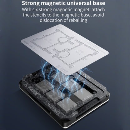 Qianli Mega-idea Multi-functional Middle Frame Positioning BGA Reballing Platform, For Huawei Mate 40 Pro, For Asus ROG Phone 6 Pro / 6, For Xiaomi 12 Pro, For Huawei Nova 6 5G / Honor V30, For Huawei P30 Pro, For Huawei P40 Pro, For Huawei P40 Pro+...