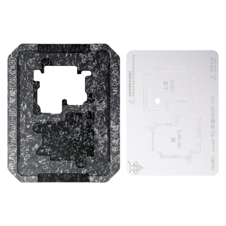 Qianli Mega-idea Multi-functional Middle Frame Positioning BGA Reballing Platform, For Huawei Mate 40 Pro, For Asus ROG Phone 6 Pro / 6, For Xiaomi 12 Pro, For Huawei Nova 6 5G / Honor V30, For Huawei P30 Pro, For Huawei P40 Pro, For Huawei P40 Pro+...