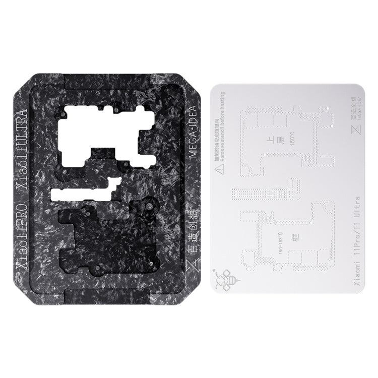 Qianli Mega-idea Multi-functional Middle Frame Positioning BGA Reballing Platform, For Huawei Mate 40 Pro, For Asus ROG Phone 6 Pro / 6, For Xiaomi 12 Pro, For Huawei Nova 6 5G / Honor V30, For Huawei P30 Pro, For Huawei P40 Pro, For Huawei P40 Pro+...