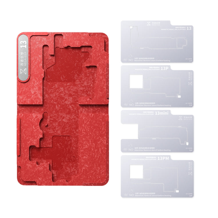 Qianli Mega-idea Multi-functional Middle Frame Positioning BGA Reballing Platform, For Huawei Mate 40 Pro, For Asus ROG Phone 6 Pro / 6, For Xiaomi 12 Pro, For Huawei Nova 6 5G / Honor V30, For Huawei P30 Pro, For Huawei P40 Pro, For Huawei P40 Pro+...