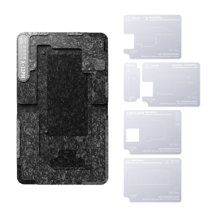 Qianli Mega-idea Multi-functional Middle Frame Positioning BGA Reballing Platform, For Huawei Mate 40 Pro, For Asus ROG Phone 6 Pro / 6, For Xiaomi 12 Pro, For Huawei Nova 6 5G / Honor V30, For Huawei P30 Pro, For Huawei P40 Pro, For Huawei P40 Pro+...