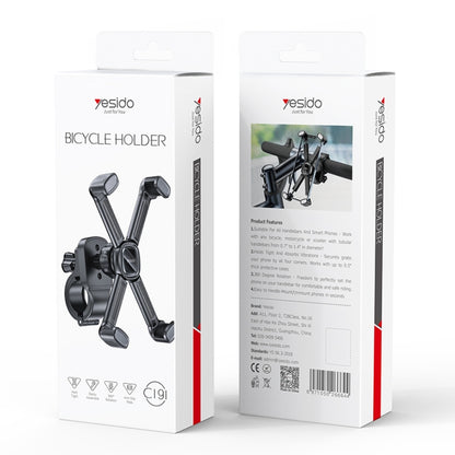 Yesido C191 4-axis Support Bicycle Handle Phone Holder, C191