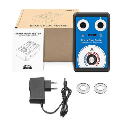 JFIND JF109 Car Double Hole Spark Plug Tester, JF109 (US Plug), JF109 (EU Plug)