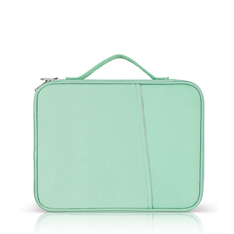 Portable Cloth Texture Leather Bag, For 9.7-11 inch Laptop