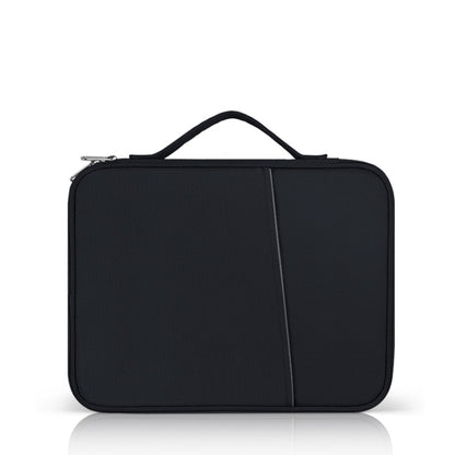 Portable Cloth Texture Leather Bag, For 9.7-11 inch Laptop