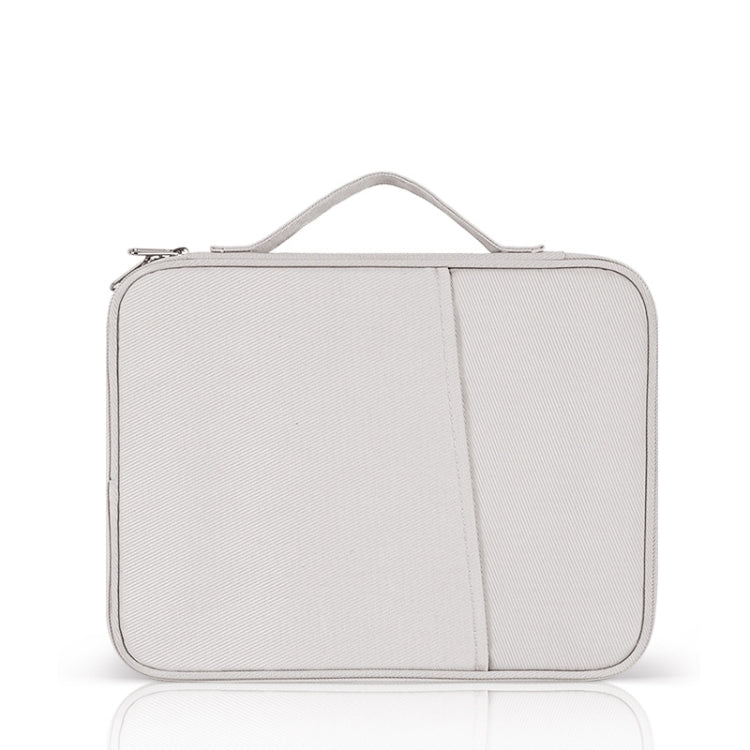 Portable Cloth Texture Leather Bag, For 9.7-11 inch Laptop