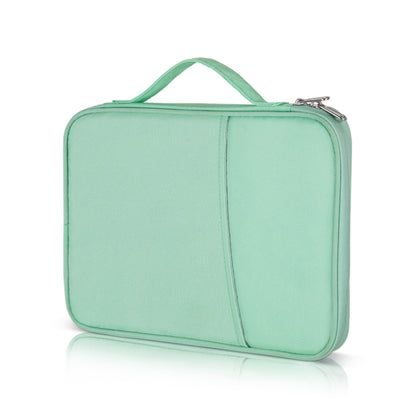 Portable Cloth Texture Leather Bag, For 9.7-11 inch Laptop