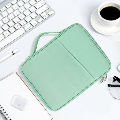 Portable Cloth Texture Leather Bag, For 9.7-11 inch Laptop