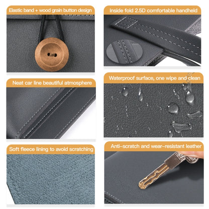 Universal Elastic Thread Button Portable Laptop Inner Bag, 13-14 inch, 15-16 inch