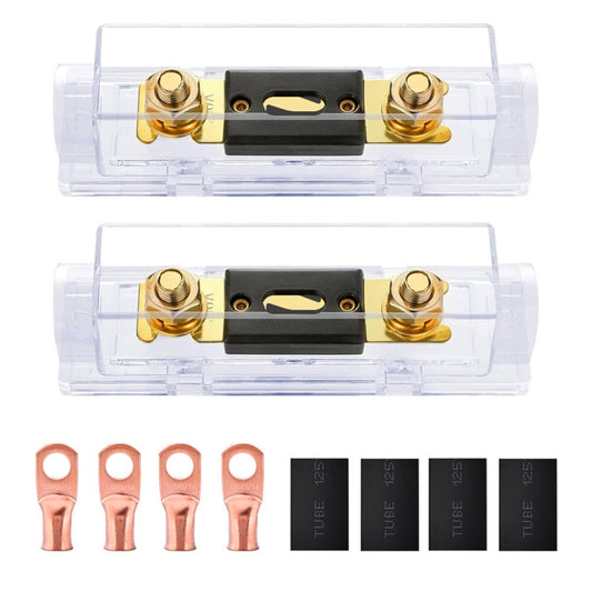 2 in 1 ANL Car Fuse Holder Electrical Protection Insulating Cover, 50A, 80A, 100A, 120A, 150A, 200A, 250A, 300A, 400A, 500A