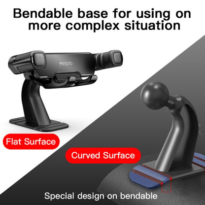 Yesido C90 Car Center Console Paste Magnetic Gravity Mobile Phone Holder, C90