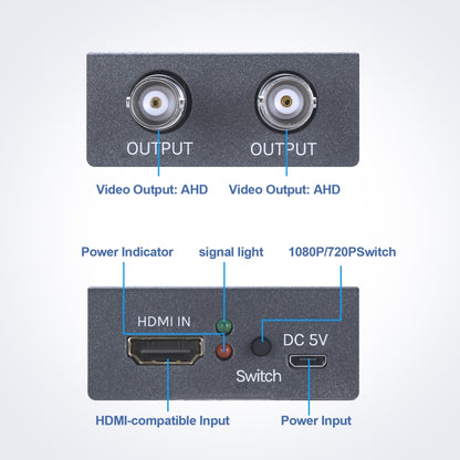 NK-C9 HDMI to AHD 1080P HD Video Converter, NK-C9 HDMI to AHD