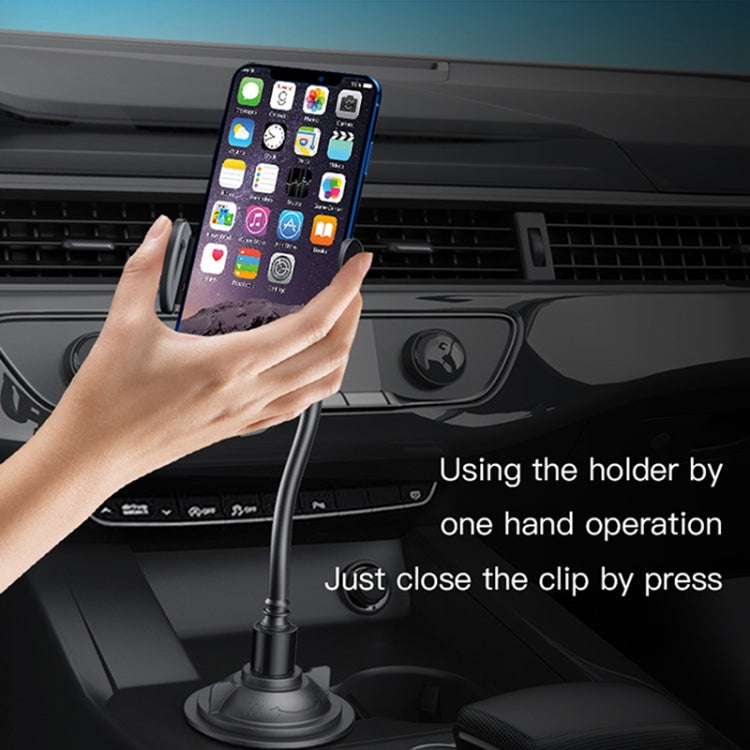 Yesido C112 Universal Car Water Cup Holder Telescopic Hose Phone Holder, C112