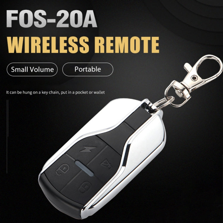2pcs For Maserati Four-button Anti-theft Alarm Wireless Key Remote Control, 315MHz Copy Code, 315MHz Learning Code, 433MHz Copy Code, 433MHz Learning Code