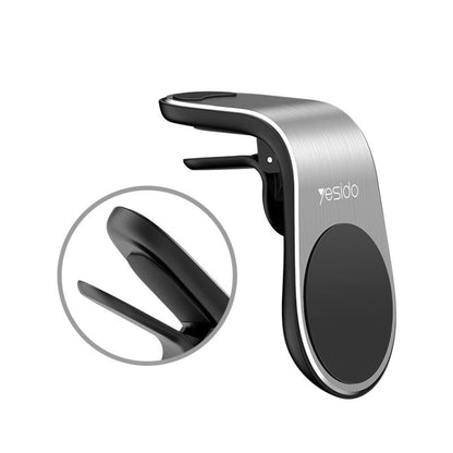 Yesido C64 Car Air Vent Strong Magnetic Phone Holder, C64 (Silver), C64 (Black)