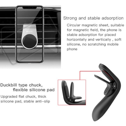 Yesido C64 Car Air Vent Strong Magnetic Phone Holder, C64 (Silver), C64 (Black)