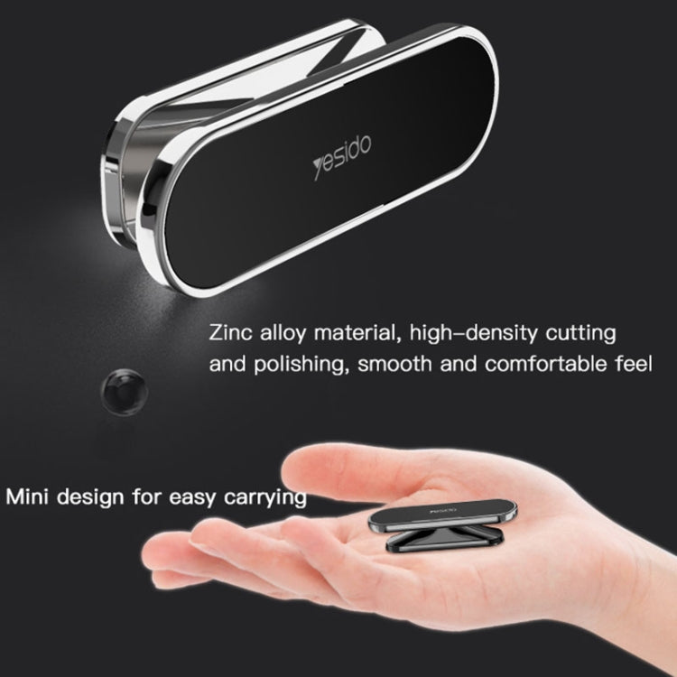 Yesido C82 Car 360 Degree Rotation Strong Magnetic Phone Holder, C82 (Silver), C82 (Black), C82 (Gold)