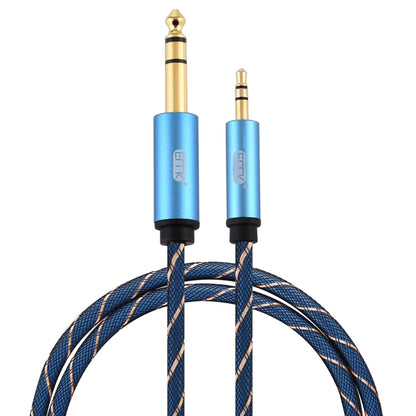 EMK 3.5mm Jack Male to 6.35mm Jack Male Gold Plated Connector Nylon Braid AUX Cable for Computer / X-BOX / PS3 / CD / DVD, 1m, 1.5m, 2m, 3m, 5m