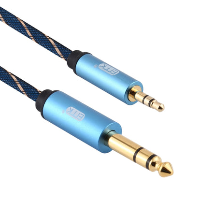 EMK 3.5mm Jack Male to 6.35mm Jack Male Gold Plated Connector Nylon Braid AUX Cable for Computer / X-BOX / PS3 / CD / DVD, 1m, 1.5m, 2m, 3m, 5m