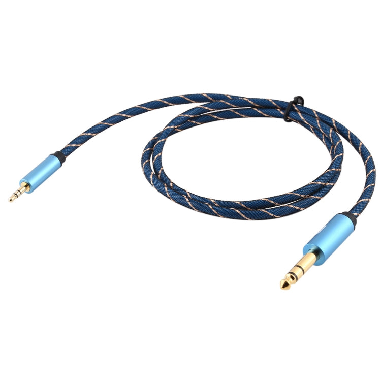 EMK 3.5mm Jack Male to 6.35mm Jack Male Gold Plated Connector Nylon Braid AUX Cable for Computer / X-BOX / PS3 / CD / DVD, 1m, 1.5m, 2m, 3m, 5m