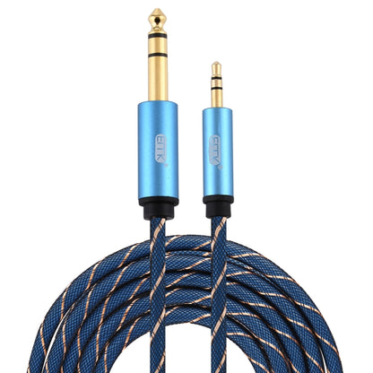EMK 3.5mm Jack Male to 6.35mm Jack Male Gold Plated Connector Nylon Braid AUX Cable for Computer / X-BOX / PS3 / CD / DVD, 1m, 1.5m, 2m, 3m, 5m