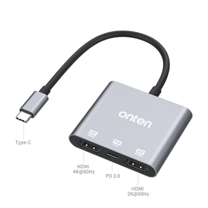 Onten 9175S 3 in 1 USB-C / Type-C to HDMI Adapter