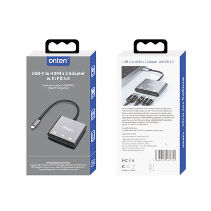 Onten 9175S 3 in 1 USB-C / Type-C to HDMI Adapter