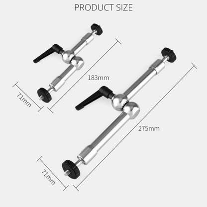 YELANGU A78 Stainless Steel Adjustable Friction Articulating Magic Arm, 7 inch, 11 inch