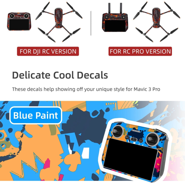 Sunnylife Drone Body Remote Control Decorative Stickers Set, For DJI Mavic 3 Pro / RC Pro