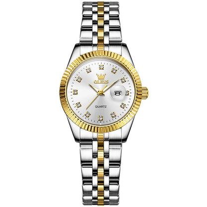 OLEVS 5526 Women Diamond Set Luminous Waterproof Quartz Watch
