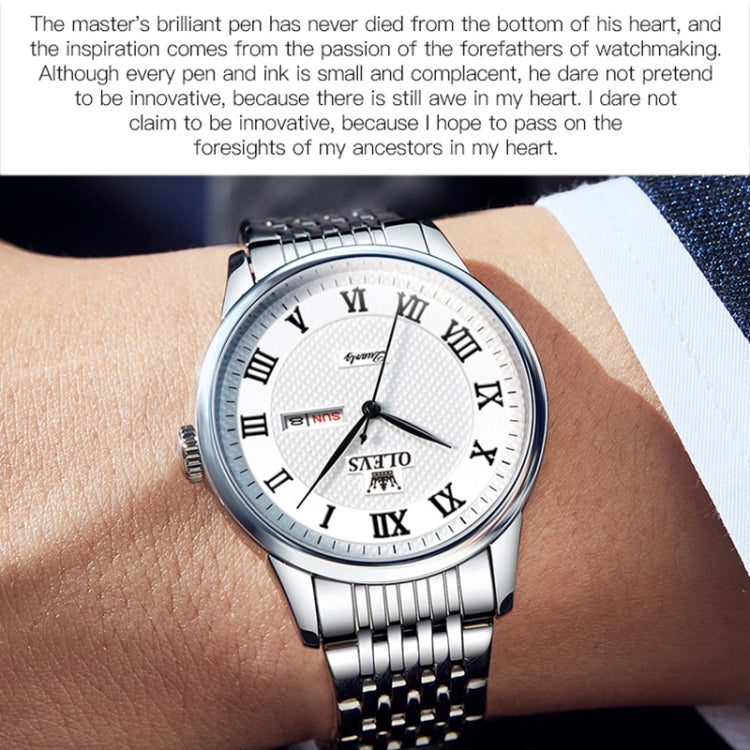 OLEVS 5562 Men Multifunctional Business Waterproof Quartz Watch