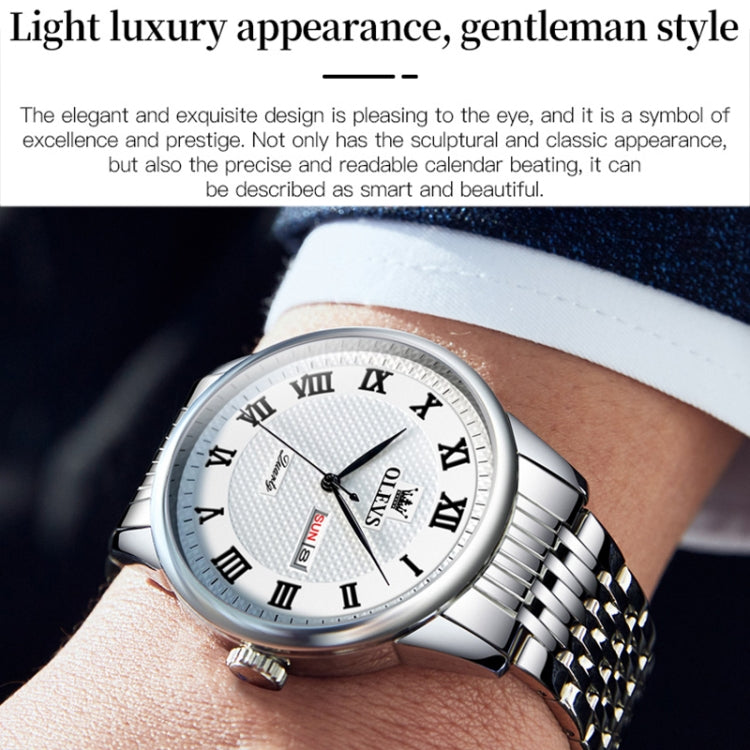 OLEVS 5562 Men Multifunctional Business Waterproof Quartz Watch