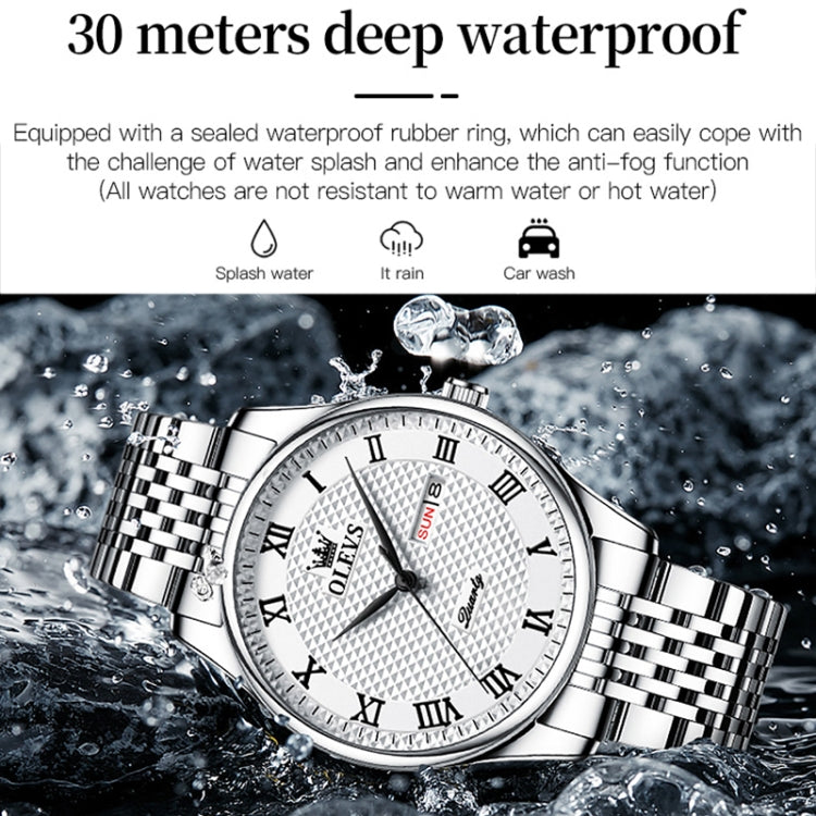 OLEVS 5562 Men Multifunctional Business Waterproof Quartz Watch