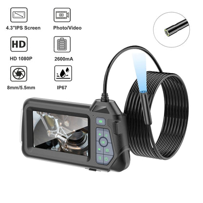 M60 4.3 inch Single Camera with Screen Endoscope, 1m, 2m, 5m, 10m
