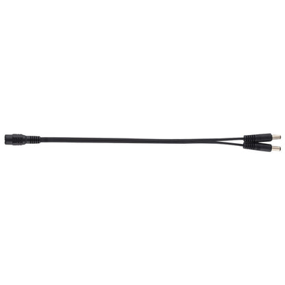5.5 x 2.1mm 1 to 2 Female to Male Plug DC Power Splitter Adapter Power Cable, Cable Length: 30cm