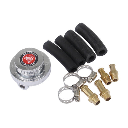 Car 8mm & 10mm Manual Adjustable 1-5psi Fuel Pressure Regulator Valve