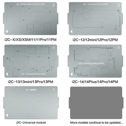 i2C T20 Heating Platform Module, For iPhone 17 Series, For iPhone 16 Series, For iPhone 15 Series, For iPhone 14 Series, For iPhone 13 Series, For iPhone 12 Series, For iPhone X / 11 Series, For Universal Series