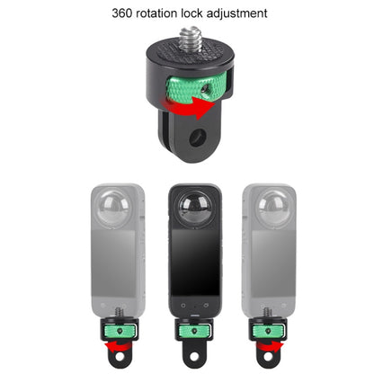 1/4 inch Screw Adjustable Metal Action Camera Adapter
