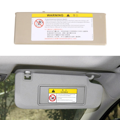 For Peugeot 308 2010-2022 Left-hand Drive Car Sun Visor Makeup Mirror Cover 98177070, For Peugeot 308 2010-2022 (Black), For Peugeot 308 2010-2022 (Dark Beige), For Peugeot 308 2010-2022 (Light Beige), For Peugeot 308 2010-2022 (Grey)