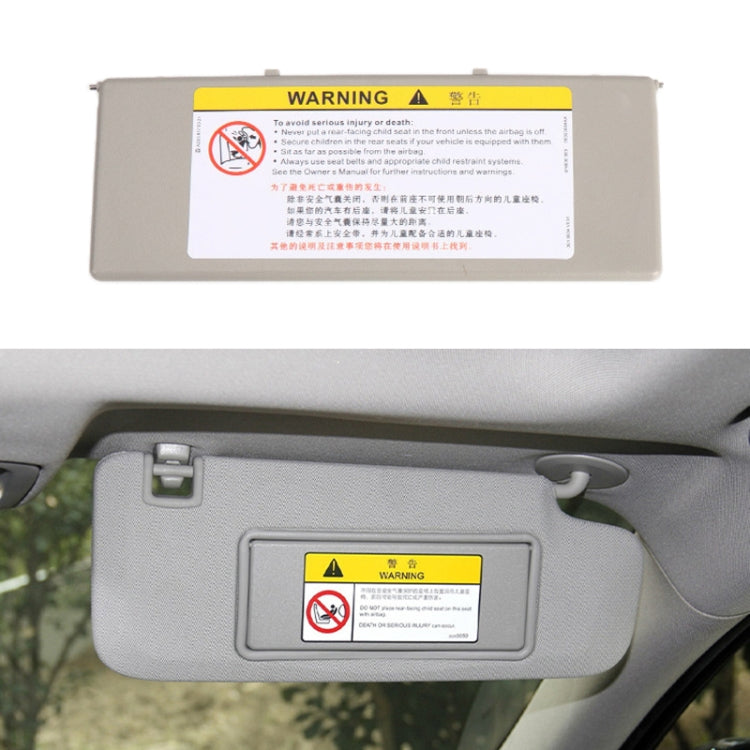 For Peugeot 308 2010-2022 Left-hand Drive Car Sun Visor Makeup Mirror Cover 98177070, For Peugeot 308 2010-2022 (Black), For Peugeot 308 2010-2022 (Dark Beige), For Peugeot 308 2010-2022 (Light Beige), For Peugeot 308 2010-2022 (Grey)