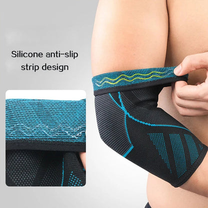 Outdoor Non-slip Pressurized Cycling Breathable Sports Elbow Pads, Random Color Delivery, L, M, XL