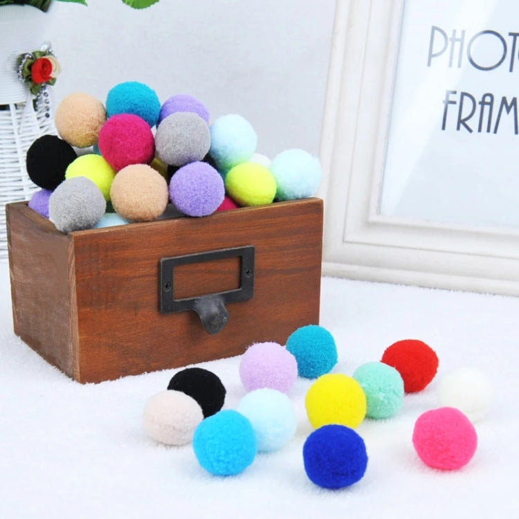Colorful Plush Ball Pet Chew Ball Cat Interactive Toy, 30 in 1, 50pcs, 100pcs, 1000pcs