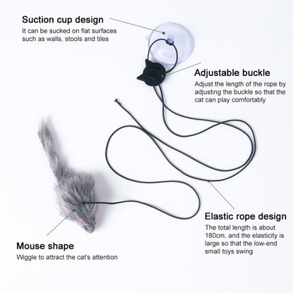 Hanging Door Retractable Cat Teaser Stick Pet Toy