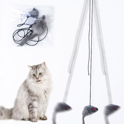 Hanging Door Retractable Cat Teaser Stick Pet Toy