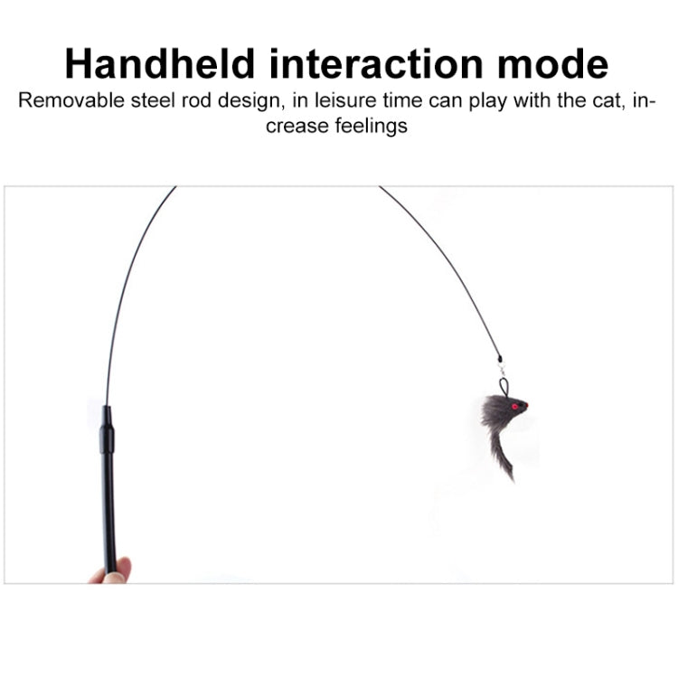 Handheld Adsorption Steel Wire Cat Teaser Stick Pet Toy, Random Color Delivery, Cat Teaser Stick