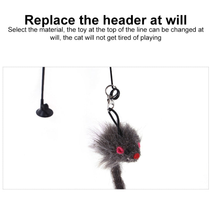 Handheld Adsorption Steel Wire Cat Teaser Stick Pet Toy, Random Color Delivery, Cat Teaser Stick