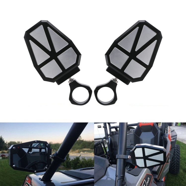 UTV-11 ATV / UTV Offroad Vehicle Rearview Mirror Side Mirror, 1.75-2 inch Universal, 1.75 inch, 2 inch