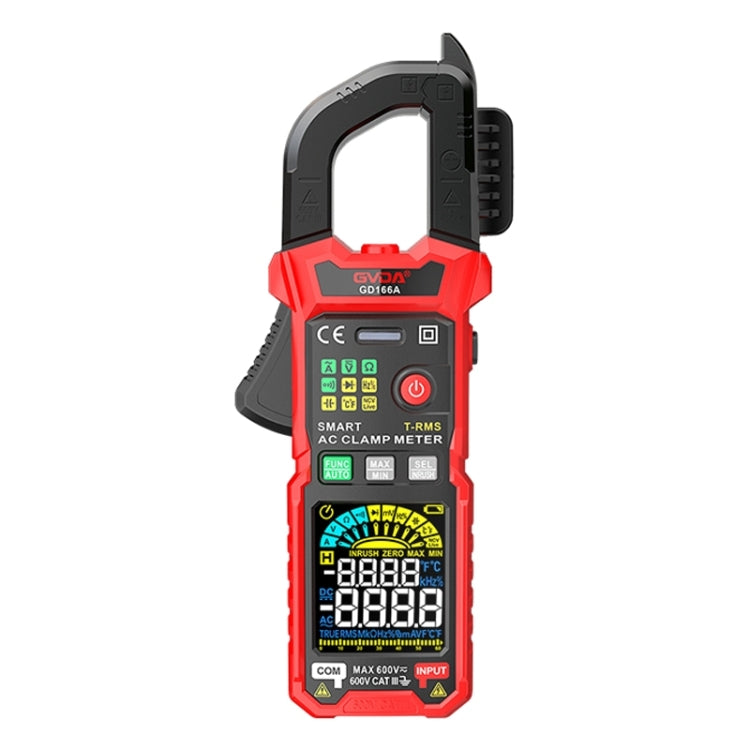 GVDA GD166A Digital Clamp Type Multifunction Intelligent Anti-burn Multimeter, GD166A